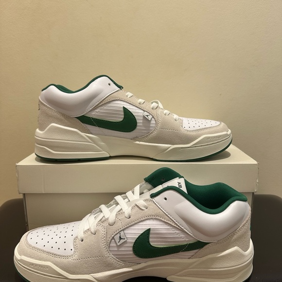 NIB Men Nike Jordan Stadium 90 White/Sail/Black/Clover DX4397 103 - Picture 6 of 7